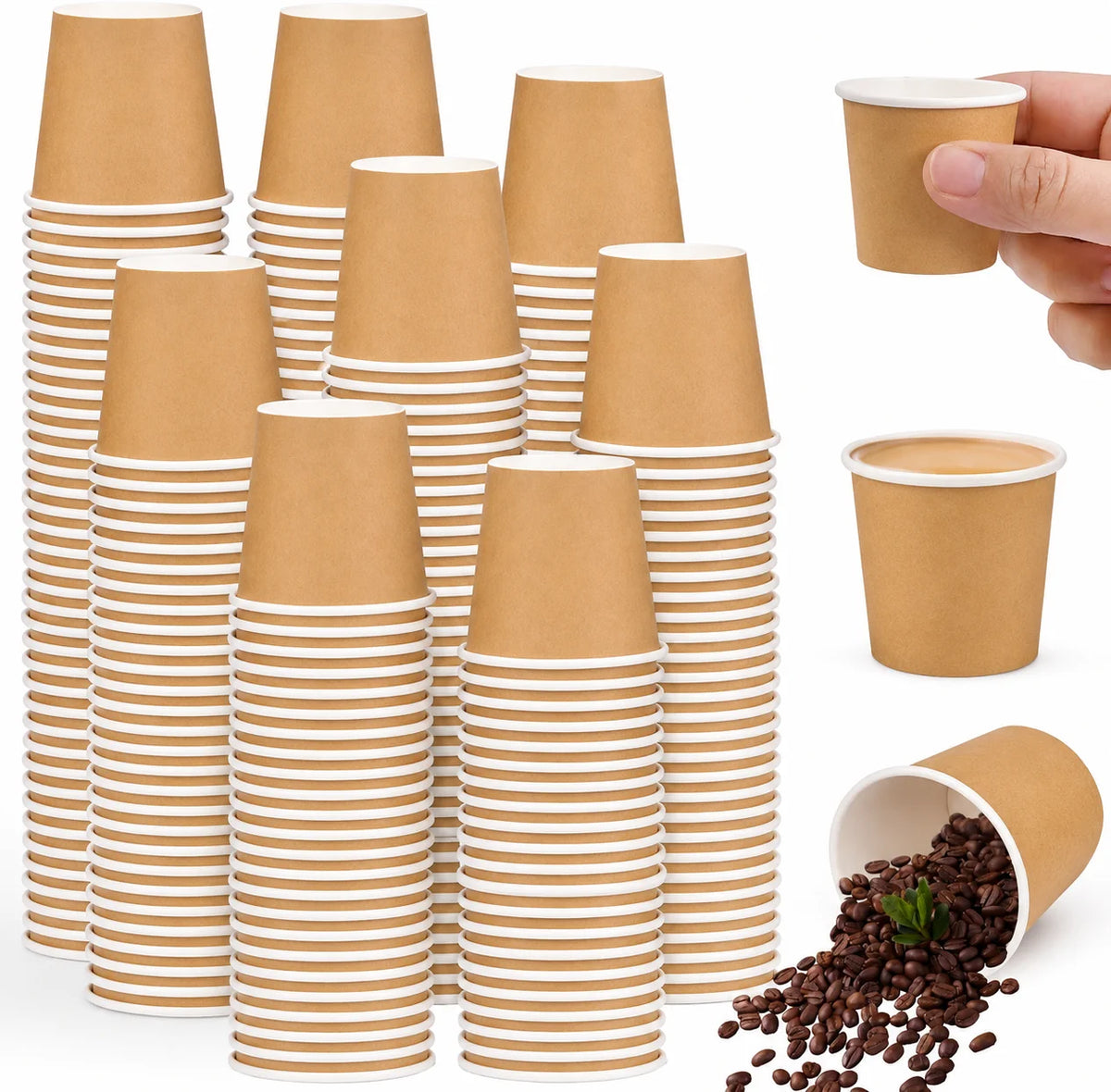 30ml Shotbecher Papierbecher Schnapsbecher Einwegbecher 50/300