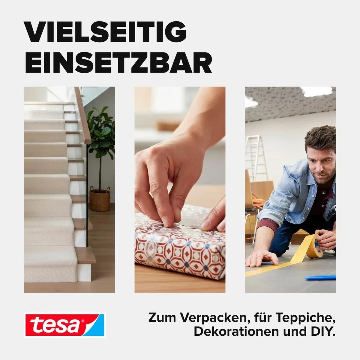 Doppelseitiges Klebeband dünn | stark | zum Basteln | Klebeband doppelseitig
