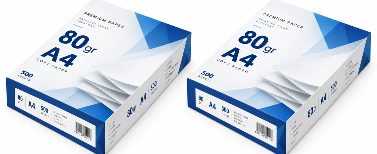Druckerpapier A4 80 g/m² Weiß – Kopierpapier für Laser, Inkjet, Büro Homeoffice