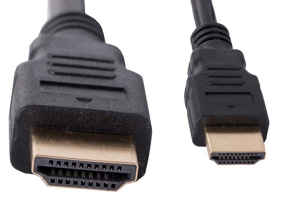 HDMI VGA Kabel 1,3m Full HD 1080p D-Sub Verbindungskabel Schwarz