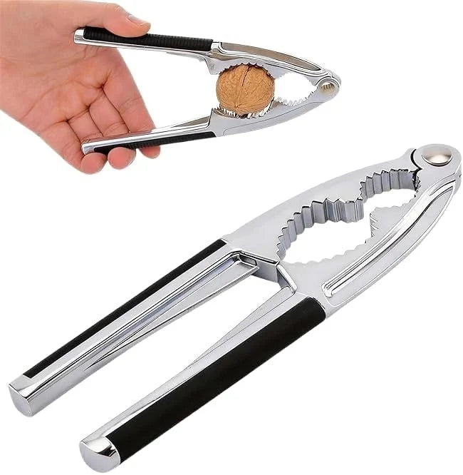 Edelstahl Nussknacker & Krustentierzange 15cm – Walnuss Haselnuss Hummer Zange