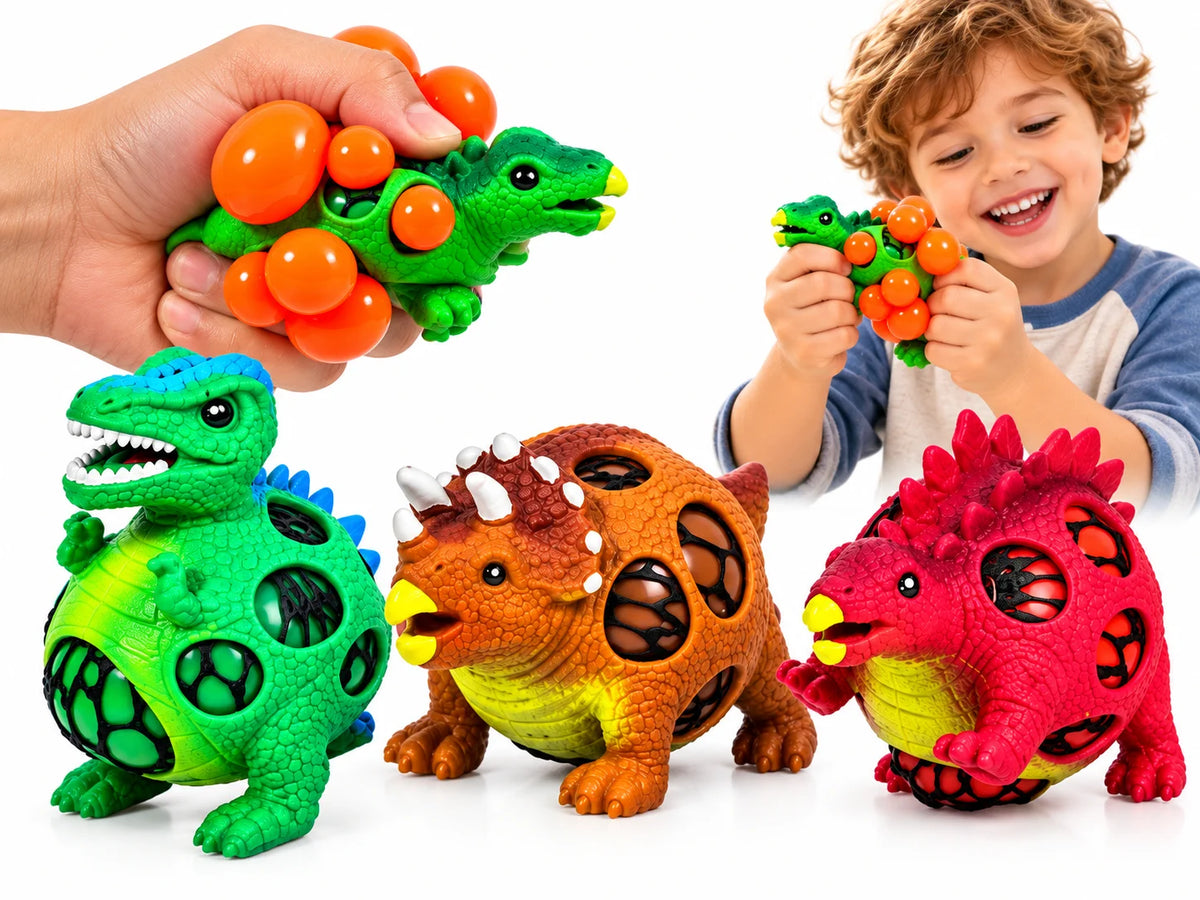 Squeeze Dinosaurier Ball Anti Stress Ball in verschiedenen Farben Dino Squishy
