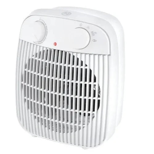 TRONIC Heizlüfter 2000W Weiß 2 Stufen Thermostat Ventilator Kippschutz
