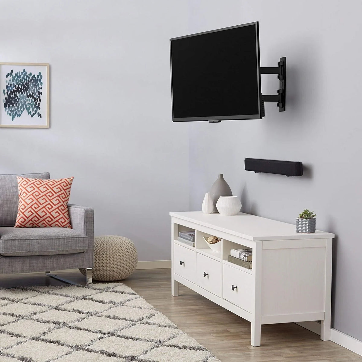 TV Wandhalterung 26–55 Zoll – schwenkbar & neigbar, VESA bis 400x400 mm, bis 36,3 kg