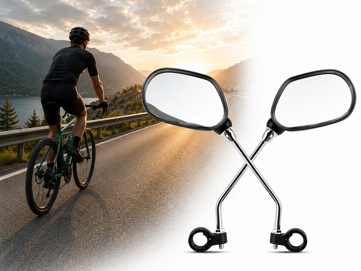 Fahrradspiegel E-Bike Rückspiegel Spiegel Fahrrad Lenkerspiegel rechts links