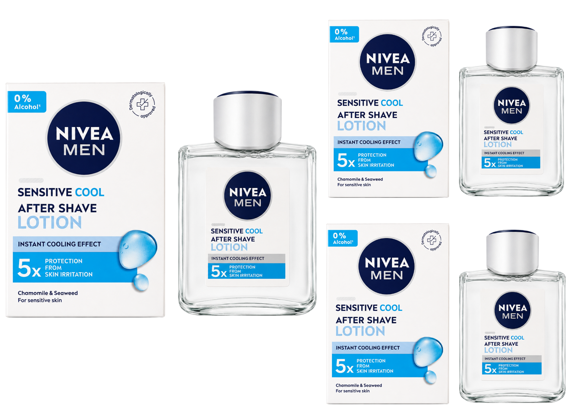 Nivea Men Sensitive After Shave Lotion 100 ml – Herren Pflege nach der Rasur