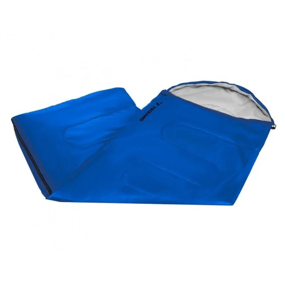2in1 Schlafsack mit Kapuze 200 x 75 cm – leichter Mumienschlafsack & Decke für Camping, Trekking und Reisen
