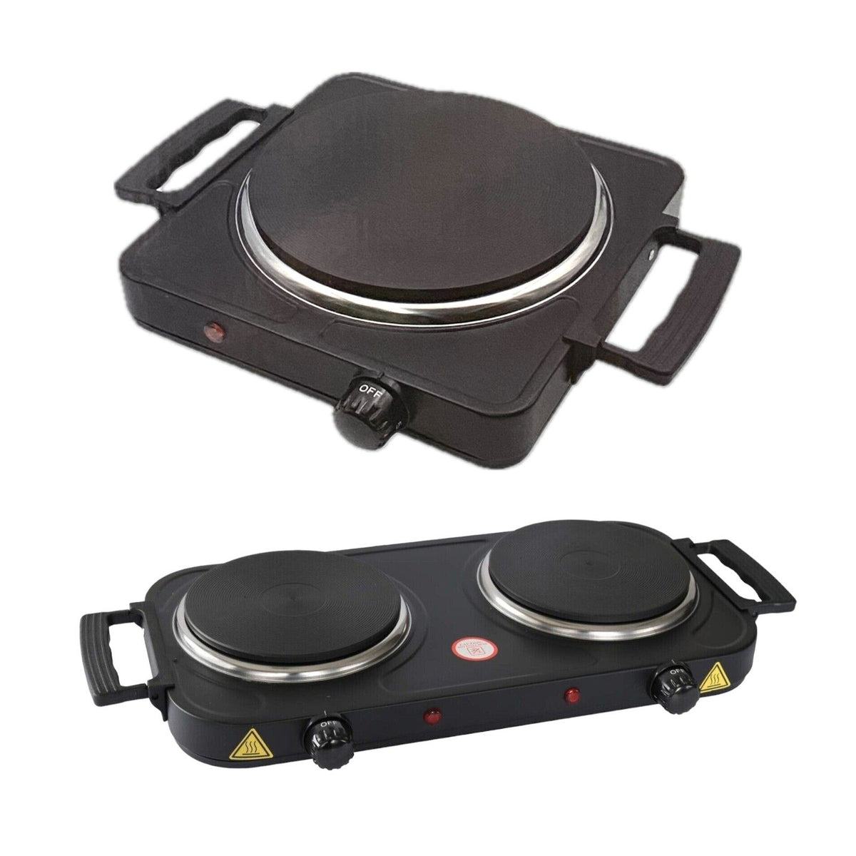 Elektro Kochplatte Einzel Doppel 1500W 2500W Camping Herd