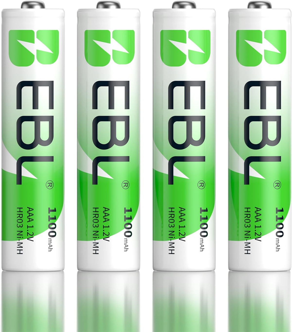 EBL AAA Akku 1100mAh 4/8/12/16 Stück -wiederaufladbare Batterien AAA, Typ NI-MH Batt NEU