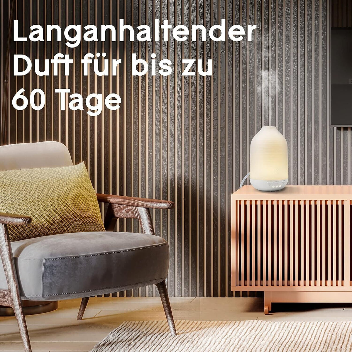 Glade Aromatherapy Essential Oils Diffuser mit Lavendel & Sandelholz – Individuelle Duft- und Lichtsteuerung