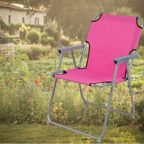 Faltbarer Klappstuhl Campingstuhl aus Oxford Stoff – Garten, Festival und Strandstuhl