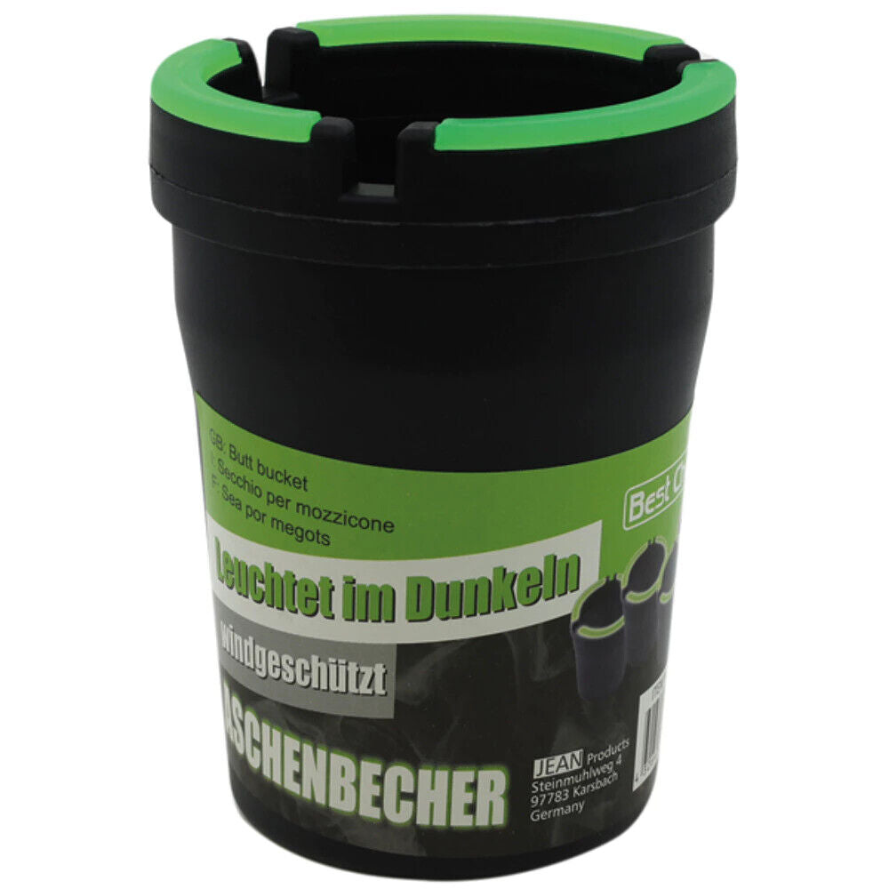 Auto Aschenbecher winddicht Sturmaschenbecher leuchtet im Dunkeln