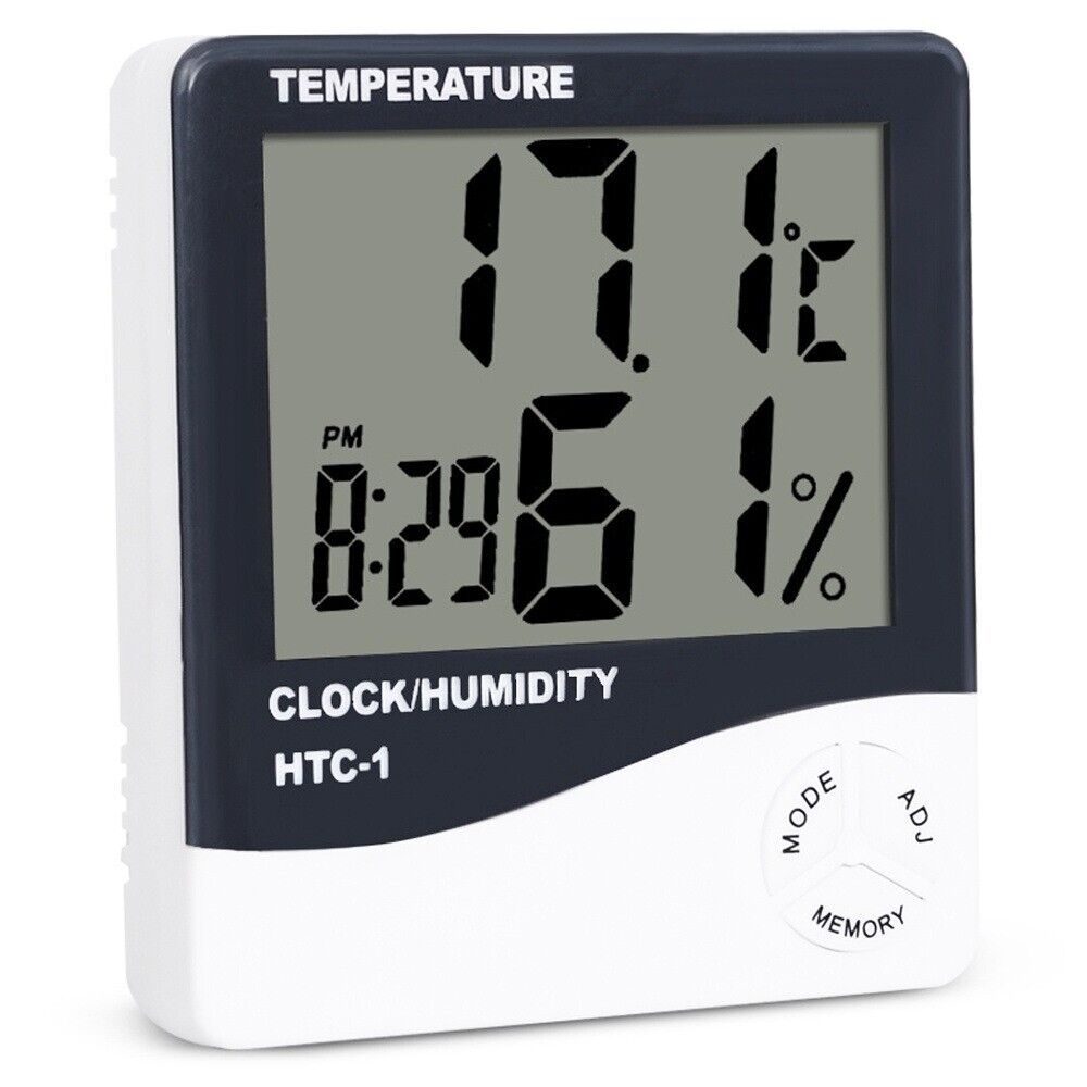 Digitales Thermometer Innen interner Datums Mini LCD Elektronisches  5907451301227