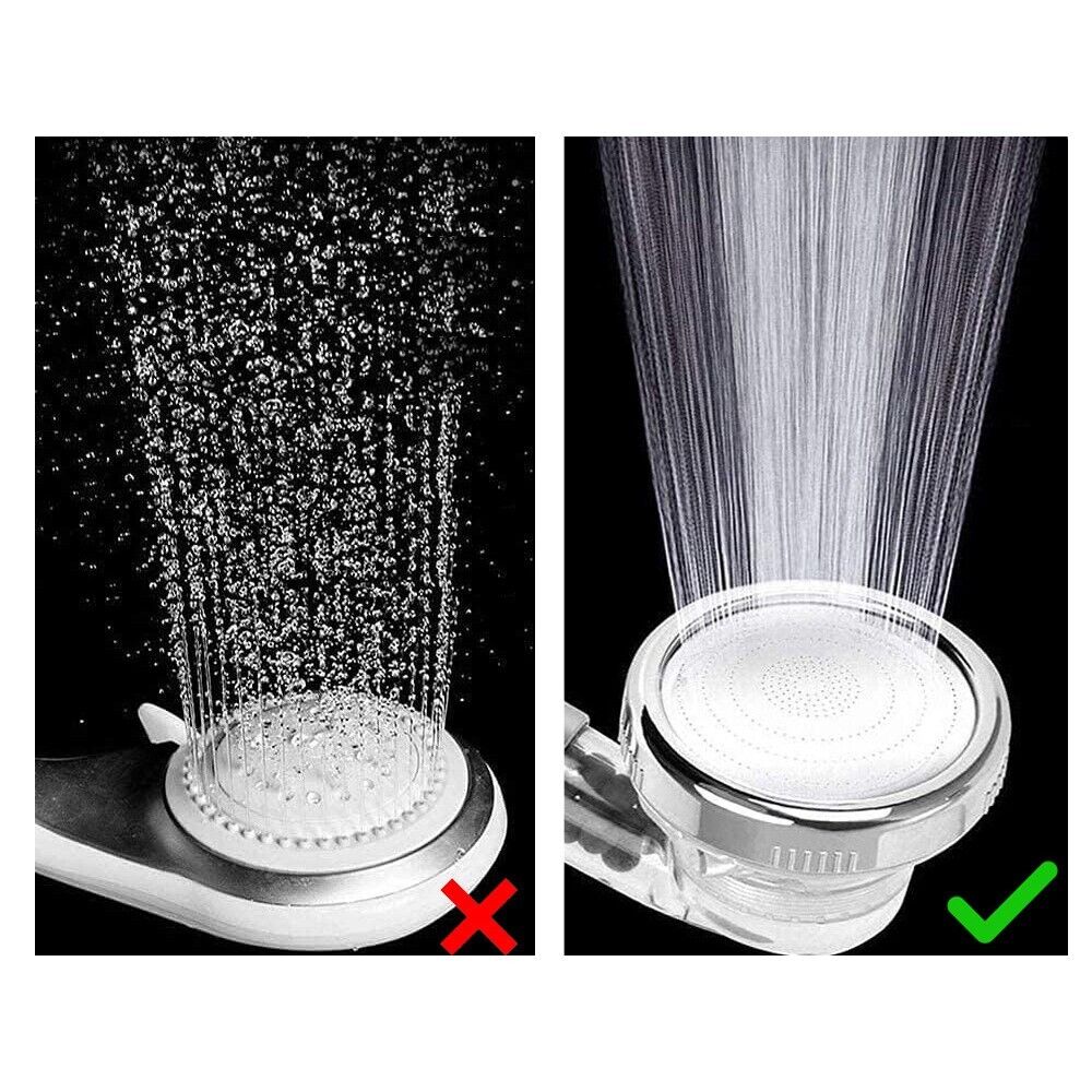 Filtration Duschkopf Hochdruck Handbrause mit Ionisierung & Kalkfilter