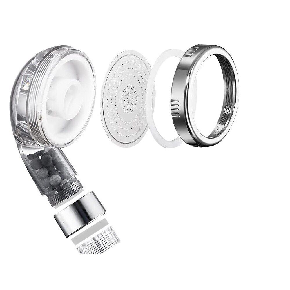 Filtration Duschkopf Hochdruck Handbrause mit Ionisierung & Kalkfilter
