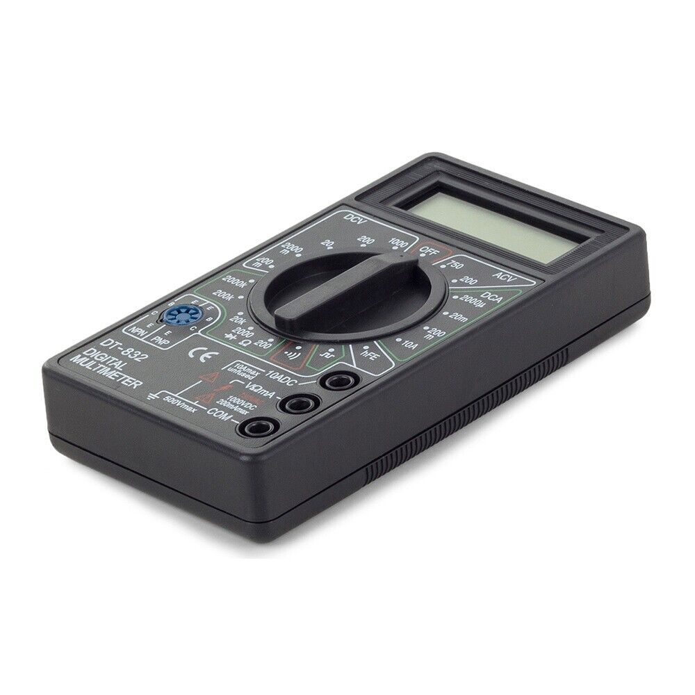 Digital Multimeter Stromprüfer Vielfach-Messgerät Voltmeter Spannungsmesser V Neu