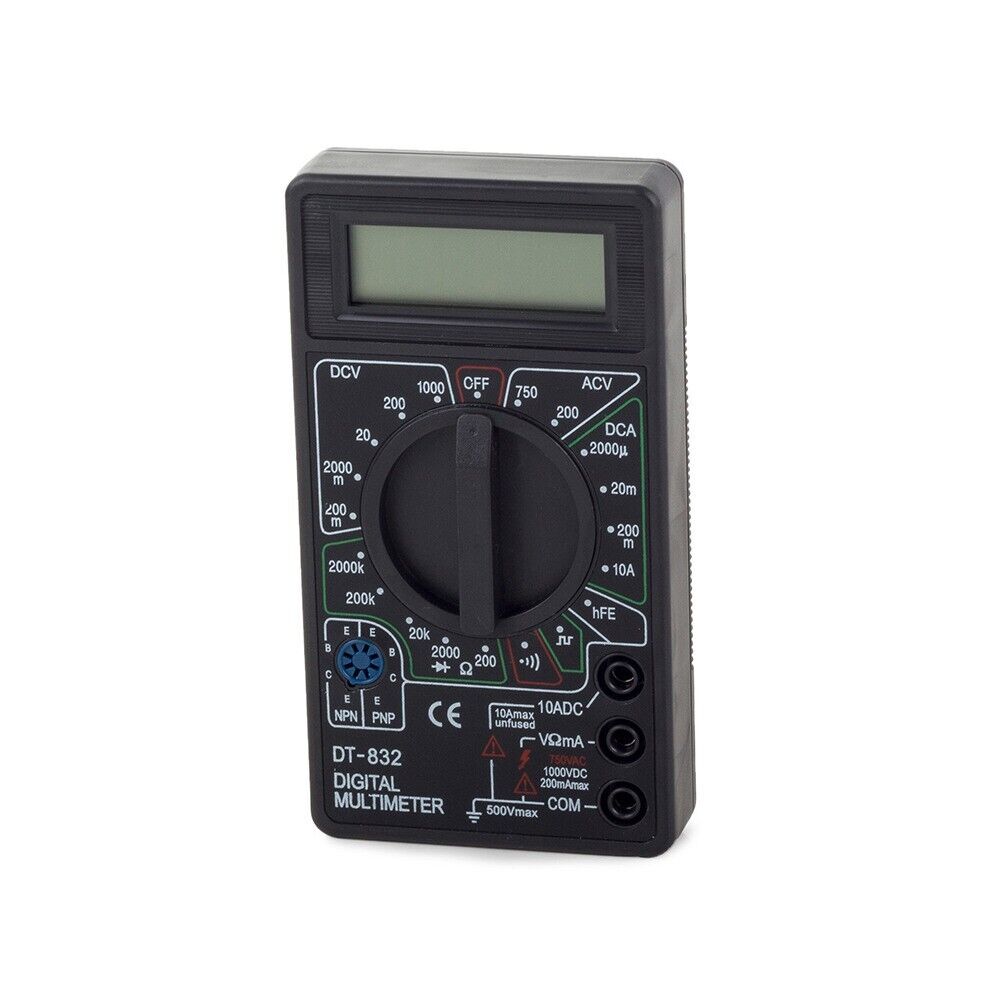 Digital Multimeter Stromprüfer Vielfach-Messgerät Voltmeter Spannungsmesser V Neu