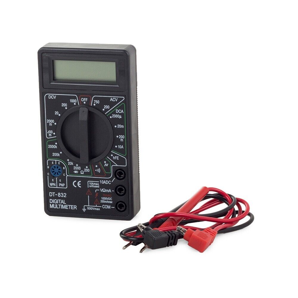 Digital Multimeter Stromprüfer Vielfach-Messgerät Voltmeter Spannungsmesser V Neu