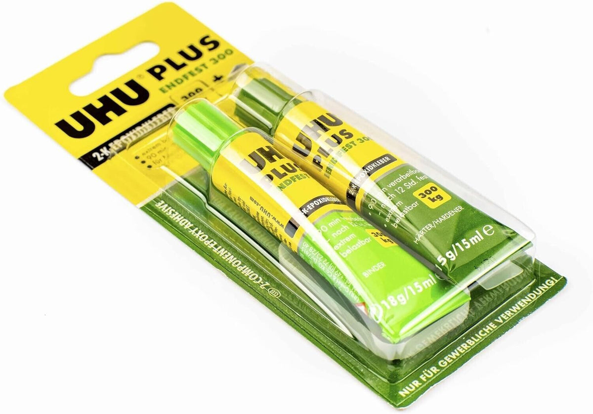 UHU Plus Endfest 300 2K Epoxidkleber 33g – für Metall Keramik Glas