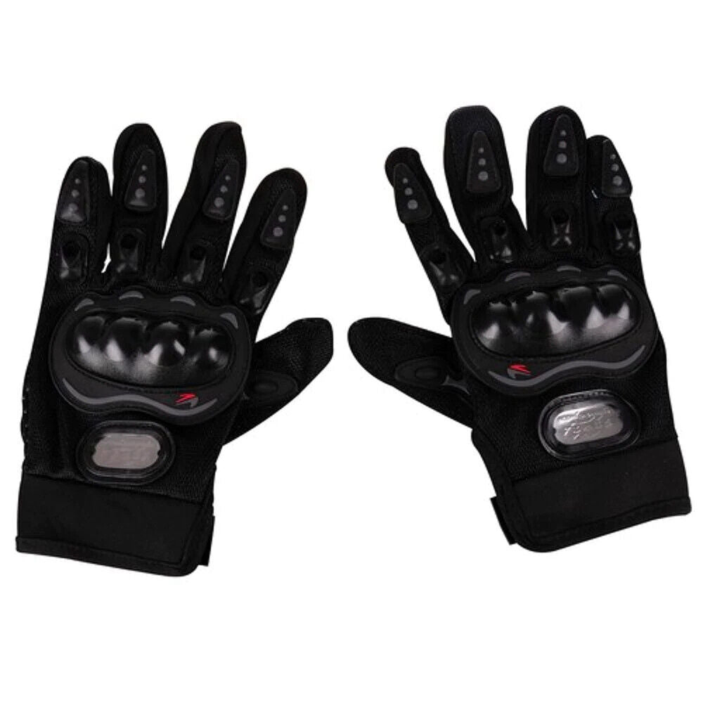Schwarze Motorradhandschuhe XL – Rutschfest, Strapazierfähig & Verstellbar