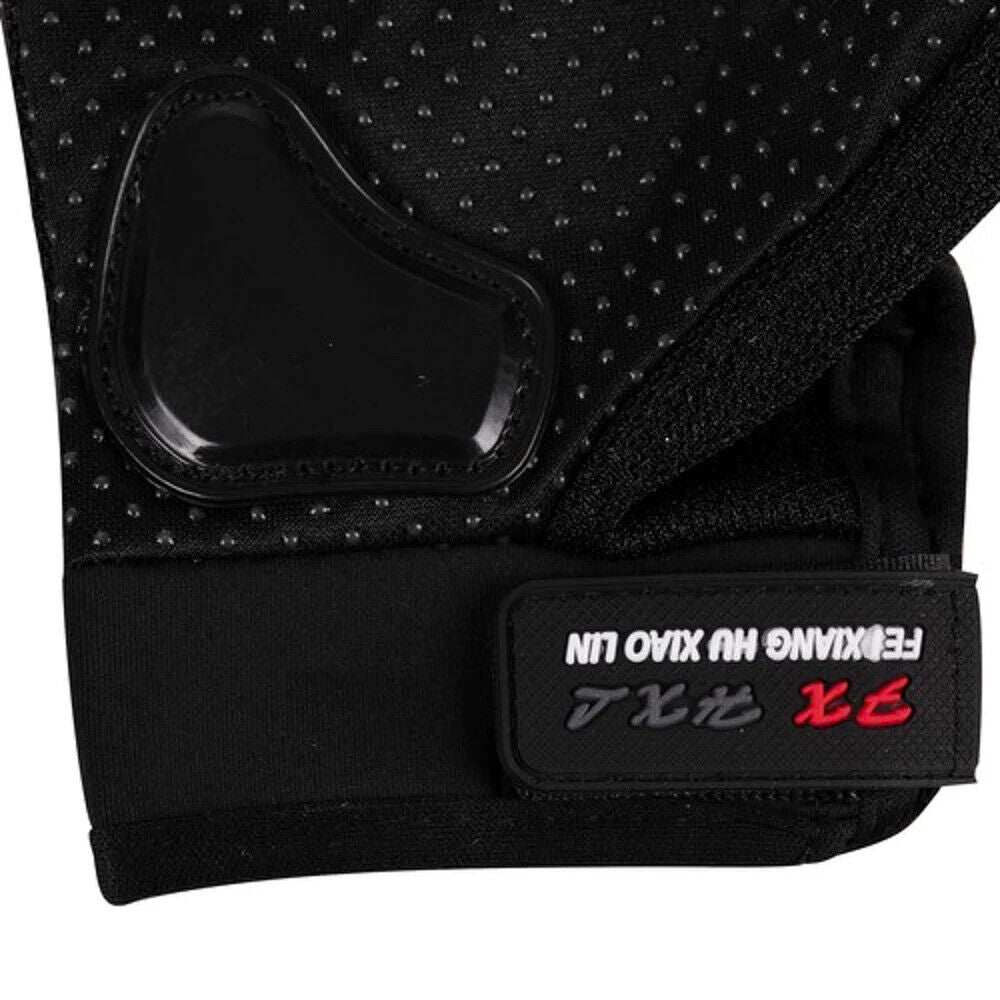 Schwarze Motorradhandschuhe XL – Rutschfest, Strapazierfähig & Verstellbar