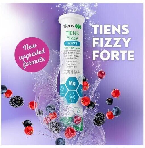 TIENS Fizzy Forte mit  Magnesium Mangan Mais-Extrakt Vitaminen C,B1 B2 B6 & B12