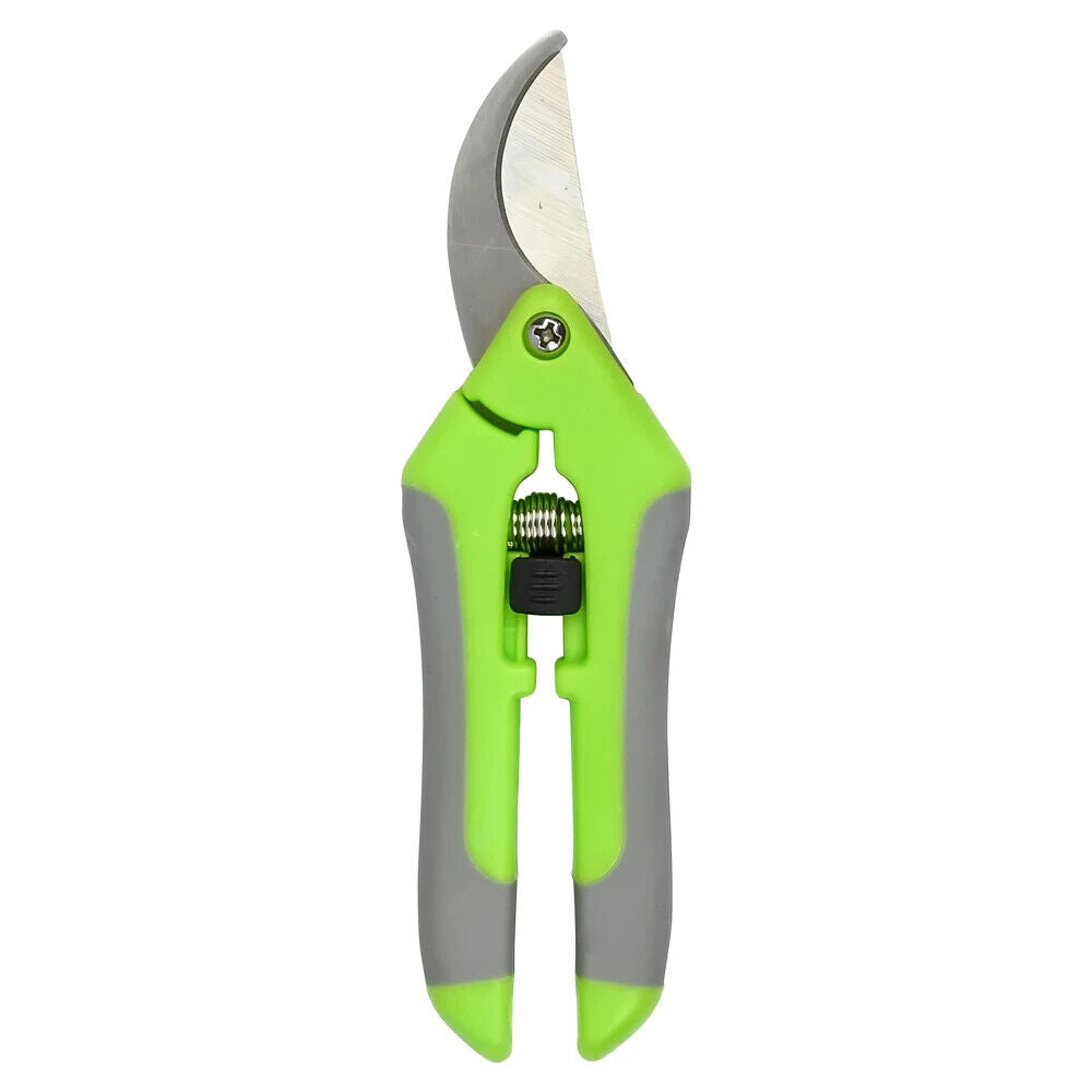 Gartenschere 16 cm Bypass – Blumenschere Rosenschere mit Sicherheitsverschluss für Blumen und Zweige