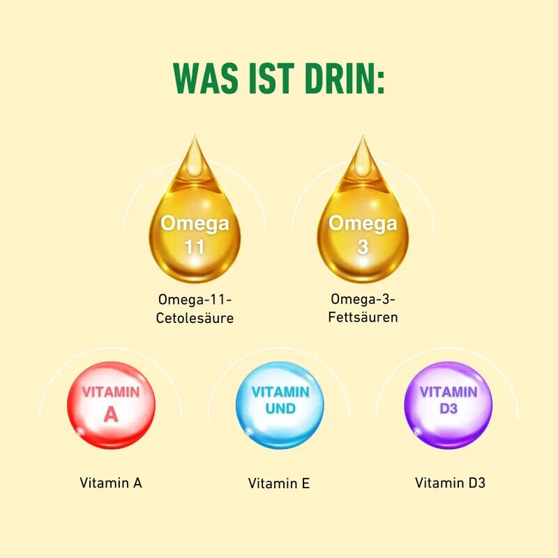 Tiens Omega-11 & Omega-3 (CETO3) – Hochwertige Omega-Fettsäuren | 60 Kapseln