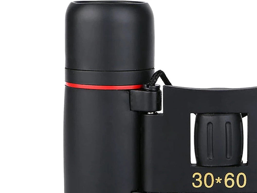 30x60 Kompakt Fernglas mit 12x Zoom Klappbar für Reisen Outdoor Jagd Camping