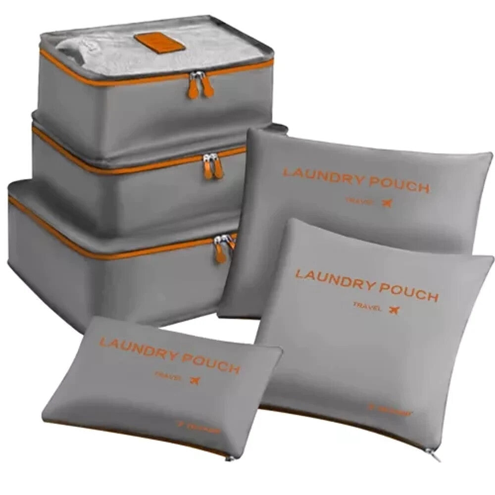Koffer Organizer Set 6-teilig – Packtaschen für Koffer, Reise Organizer Packing Cubes