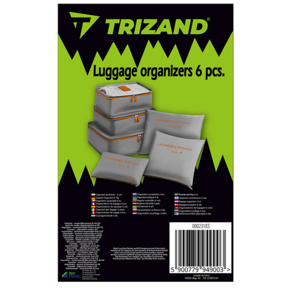 Koffer Organizer Set 6-teilig – Packtaschen für Koffer, Reise Organizer Packing Cubes