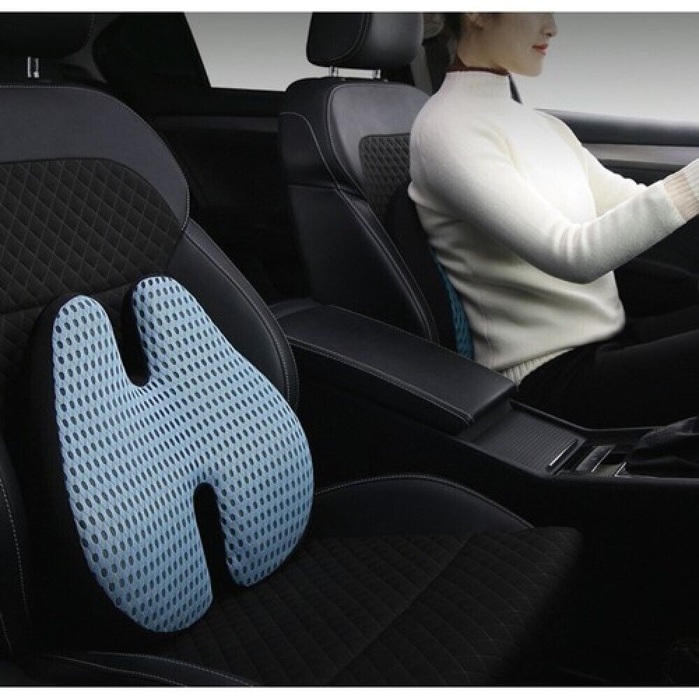 Memory Foam Lendenkissen Rückenstützkissen Lordosenstütze Bürostuhl Auto Ergonomisch

  - Sitzkissen