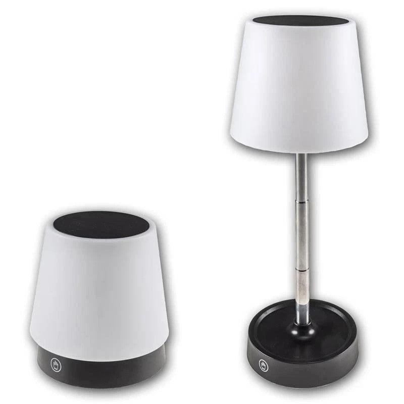 LED Tischlampe Akku dimmbar USB-C – Touch Teleskop warmweiß 120lm