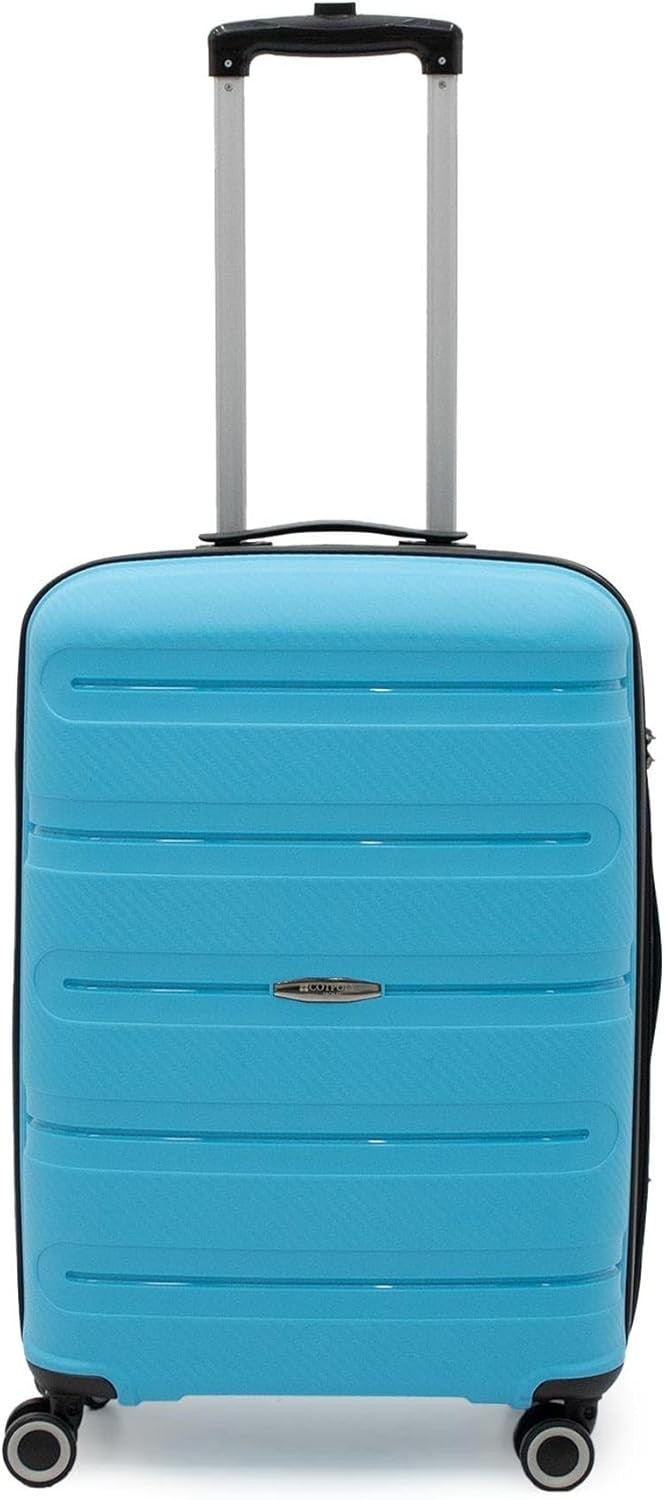 Reisekoffer Set mit 360° Doppelrollen – Cotpoly Trolleykoffer aus kratzfestem Hartschalenmaterial