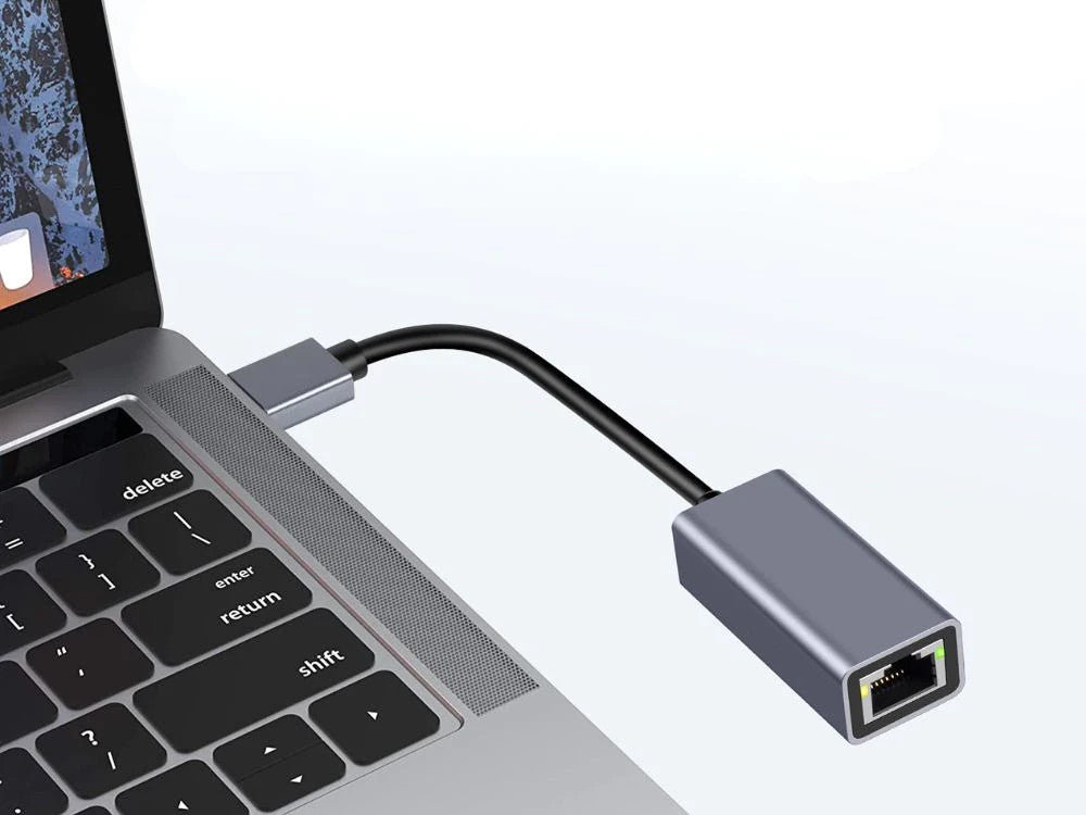 USB 3.0 Ethernet Adapter RJ45 LAN Netzwerkkarte 100Mbps – USB Typ A auf Netzwerkadapter für PC, Laptop und Notebook