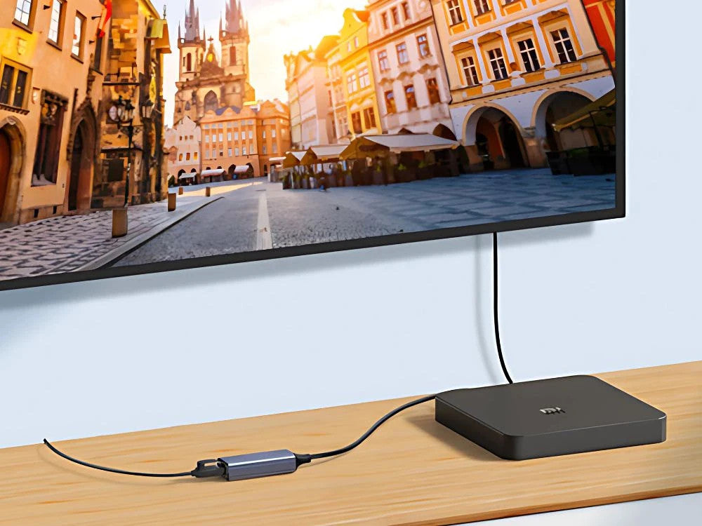 USB 3.0 Ethernet Adapter RJ45 LAN Netzwerkkarte 100Mbps – USB Typ A auf Netzwerkadapter für PC, Laptop und Notebook