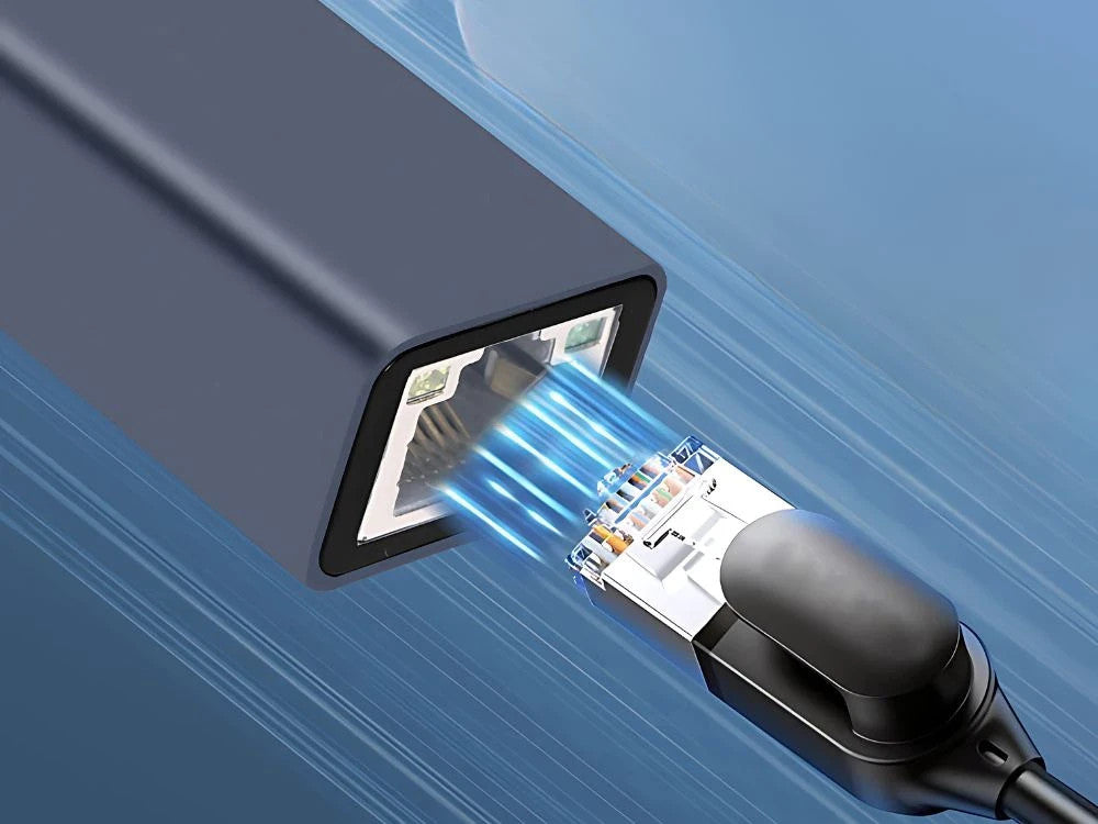 USB 3.0 Ethernet Adapter RJ45 LAN Netzwerkkarte 100Mbps – USB Typ A auf Netzwerkadapter für PC, Laptop und Notebook
