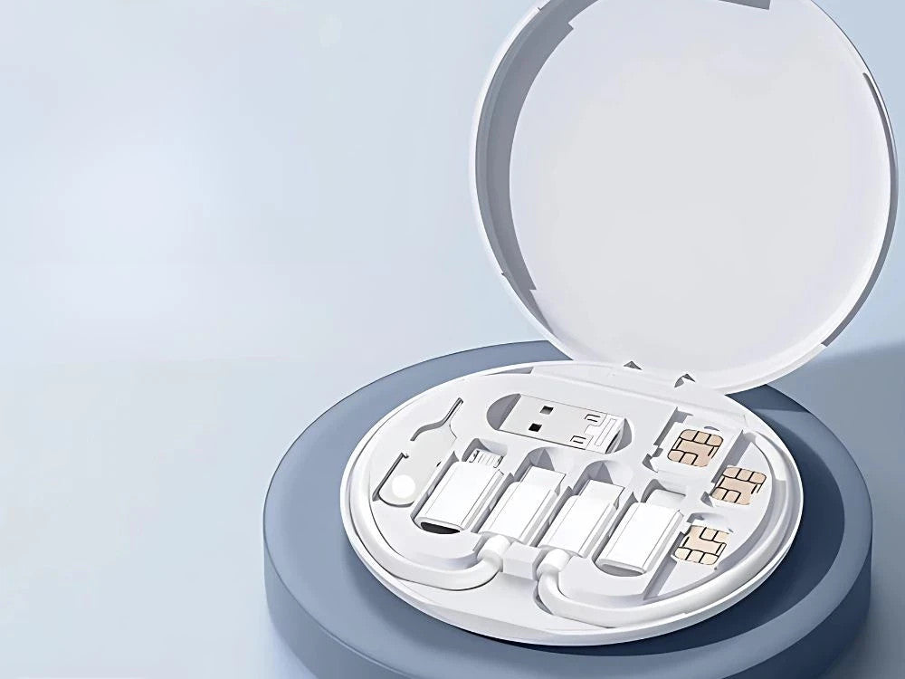 6in1 USB Kabel Set 60W Typ C Micro USB Adapter Reise Set-All in One
