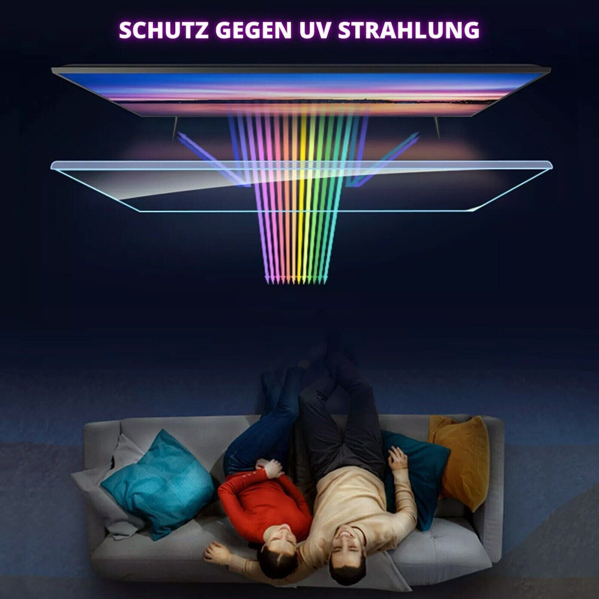 55 Zoll Fernseher Schutz / TV Bildschirmschutz / Displayschutz / TVs  GlassZilla