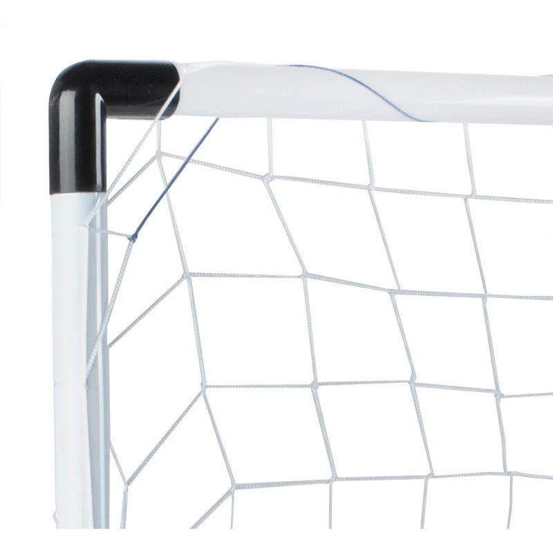 Kinder Fußballtor Set 120x80 cm mit Ball, Netz & Pumpe – Fußball Spielset für Kinder Garten Outdoor Training