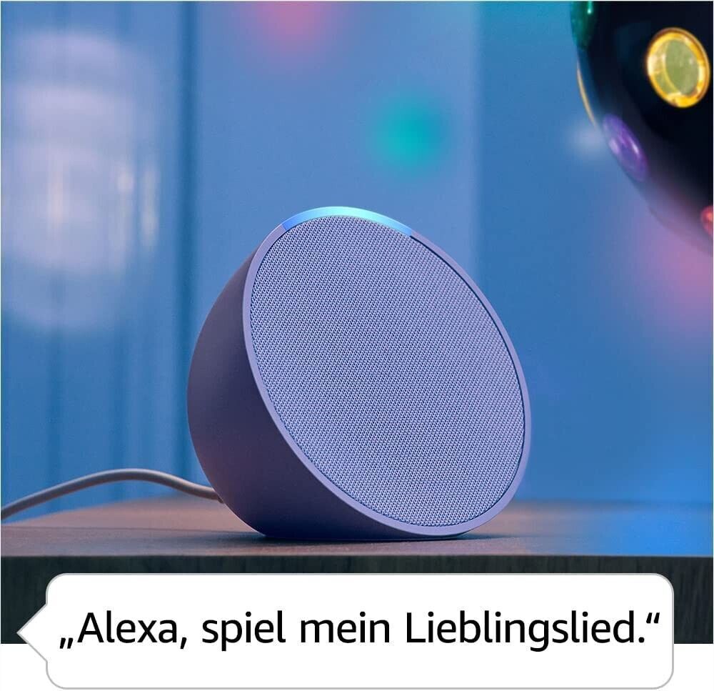 Amazon Echo Pop kompakter Smart Speaker Alexa Musik Bluetooth - Lavendel  neu✅