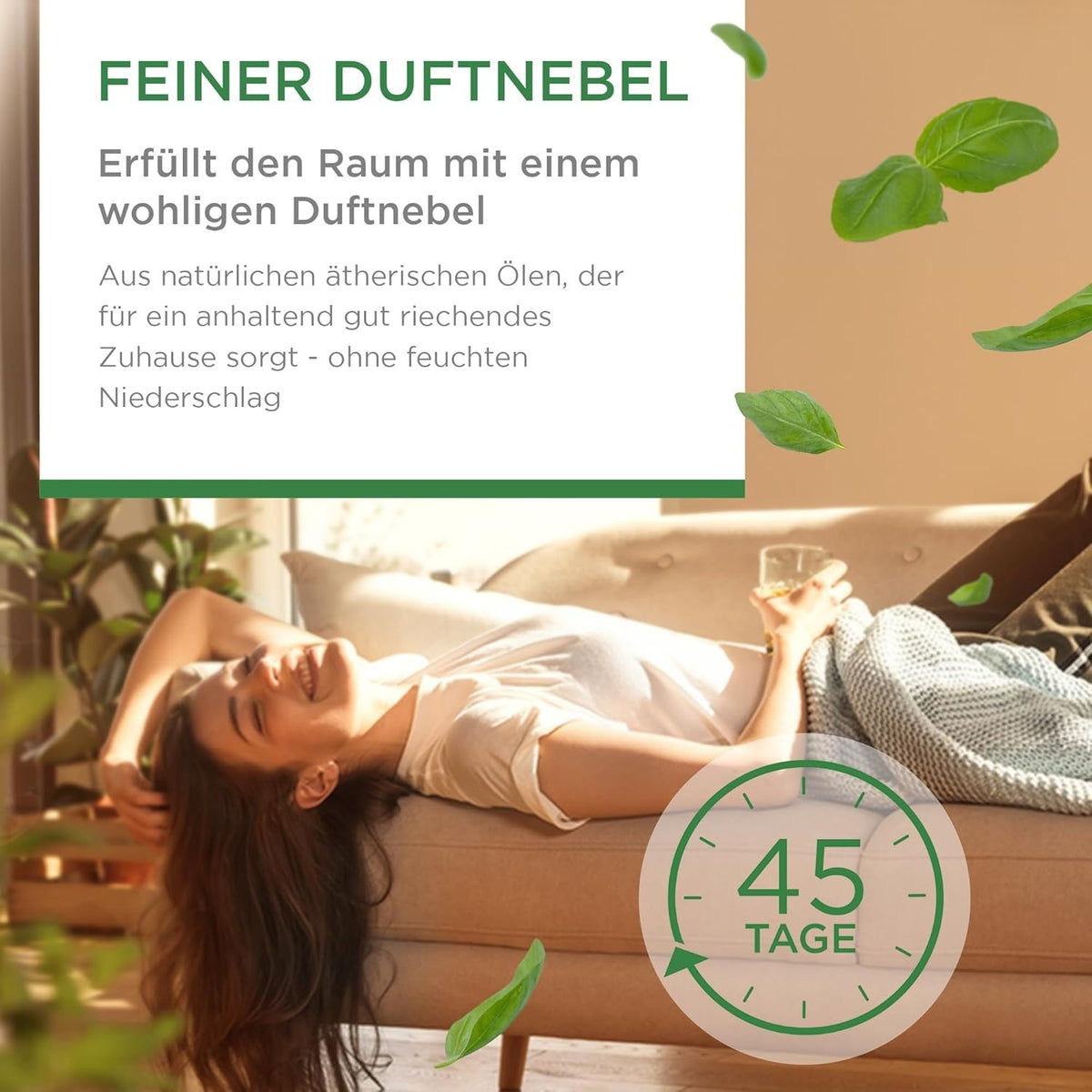 Air Wick Aroma-Öl Starter Set – Beruhigende Rose | Diffuser + 2×20 ml Nachfüller