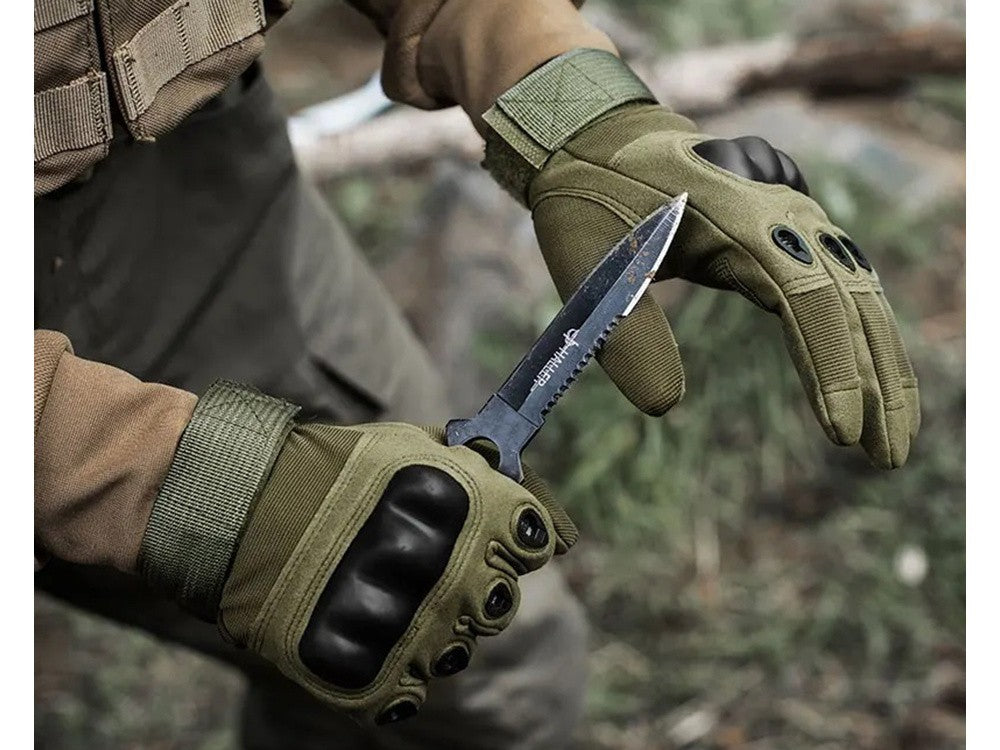 Taktische Thermo Handschuhe L– Militär Touchscreen rutschfest mit Knöchelschut