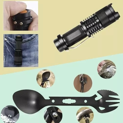 Survival Set 32in1 wasserdicht – Outdoor Notfall Kit für Camping, Bushcraft & Trekking