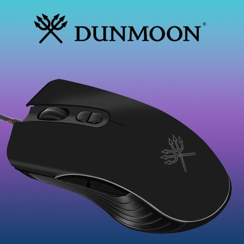 Gaming Maus mit LED Beleuchtung, 7200 DPI und 7 programmierbaren Tasten – Optische USB Computermaus