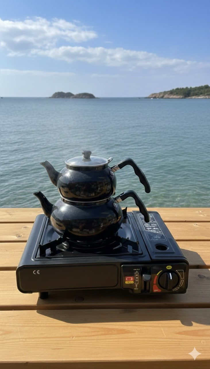 Gaskocher Campingkocher Gas Kocher Camping Herd Tischgrill Notfallkocher Koffer