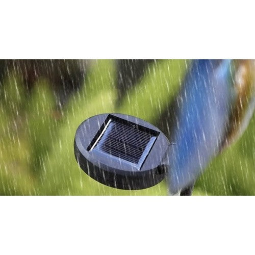Solar Gartenleuchte Pfau mit 40 LEDs – LED Solarleuchte mit Dämmerungssensor IP44