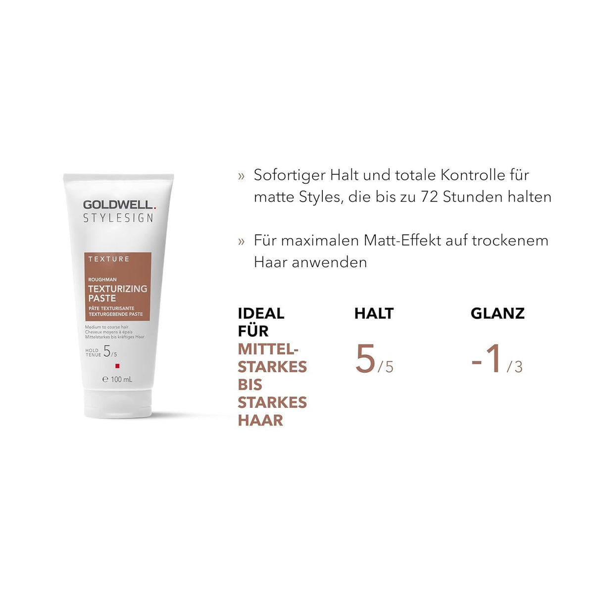 Goldwell Stylesign Texture Roughman Paste 100ml | Starker Halt für Haare