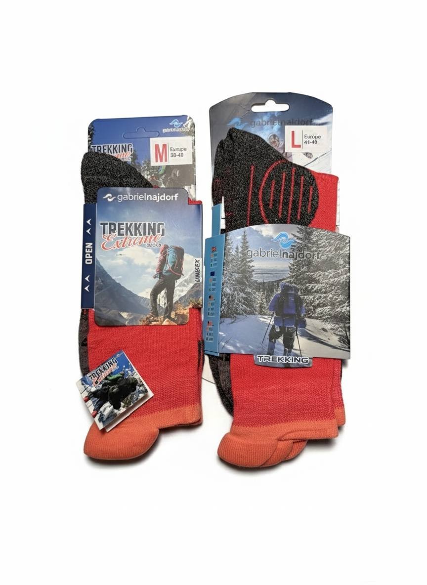 Gabriel Najdorf Trekking Socken Coolmax Thermolite Wandern Outdoor