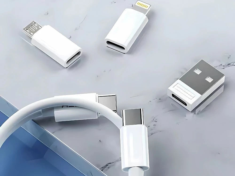 6in1 USB Kabel Set 60W Typ C Micro USB Adapter Reise Set-All in One